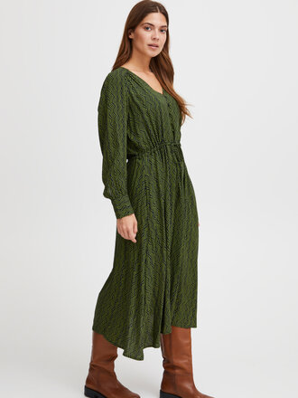 Fransa Neon Swirl Midi