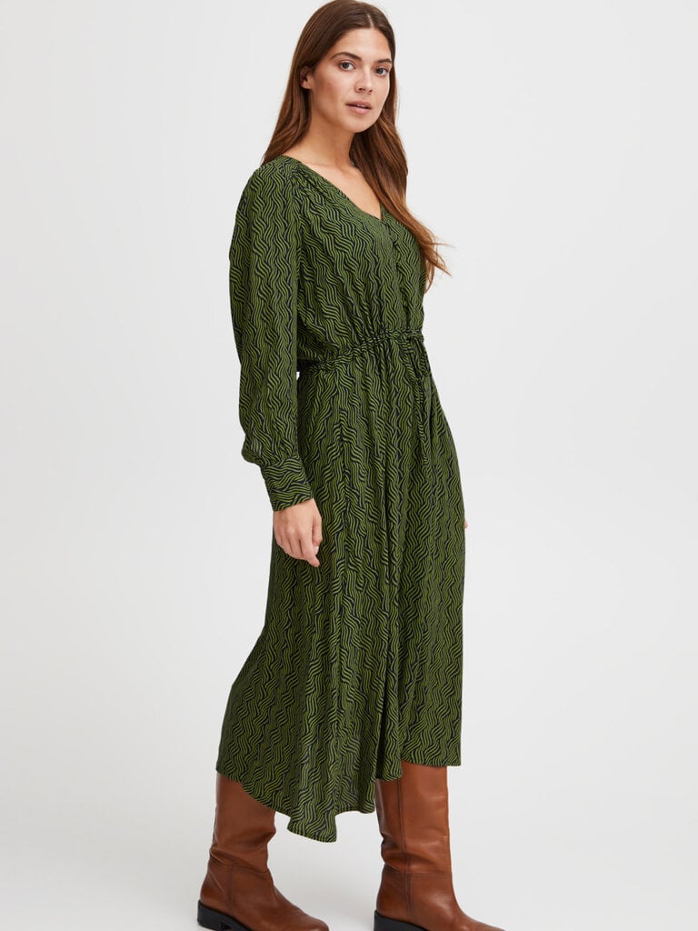 Fransa Neon Swirl Midi