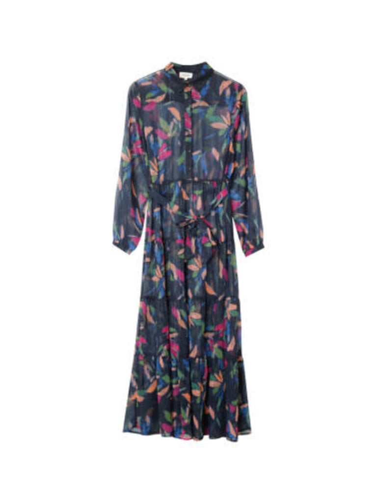 Grace & Mila Marine Floral Maxi