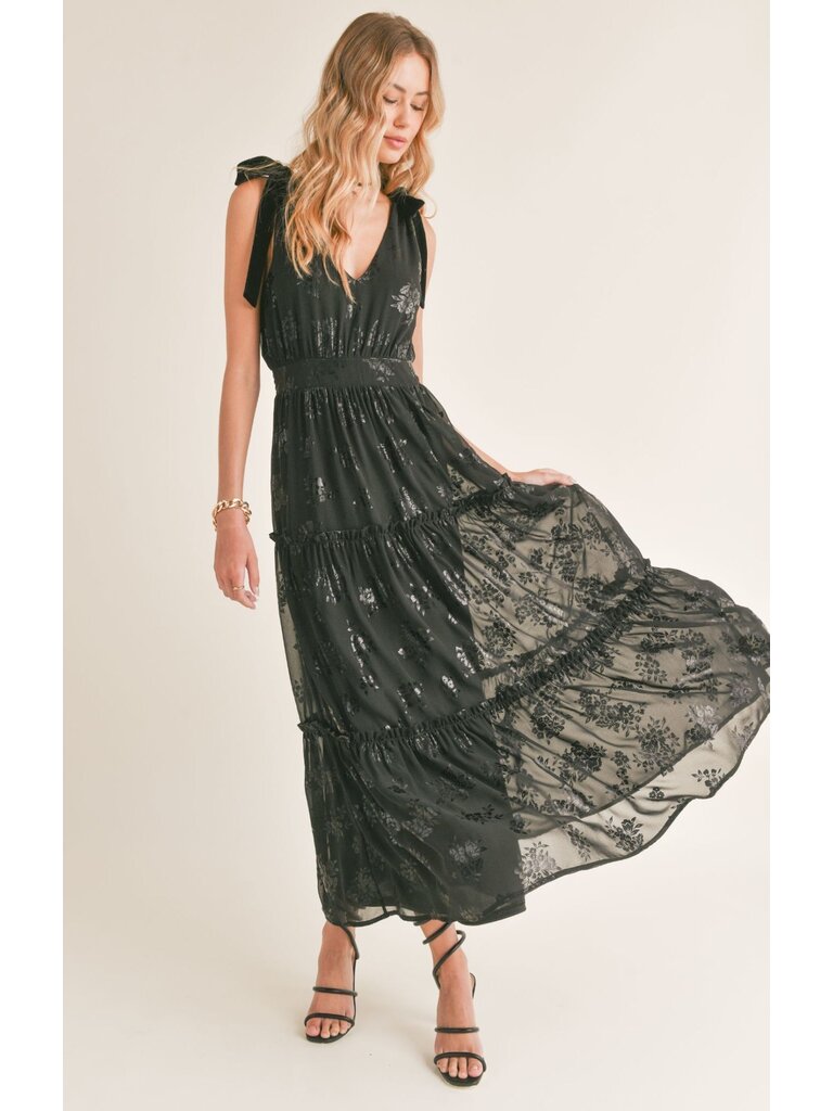 Sadie & Sage Velvet Tie Midi