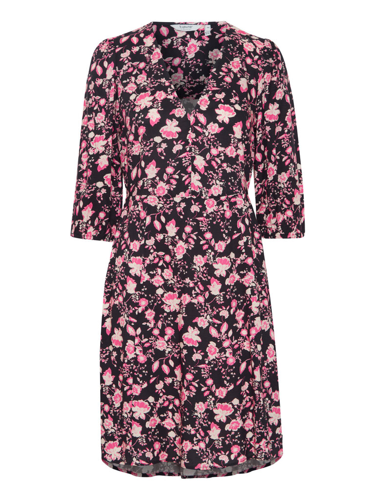 B. Young Pink Floral Dress