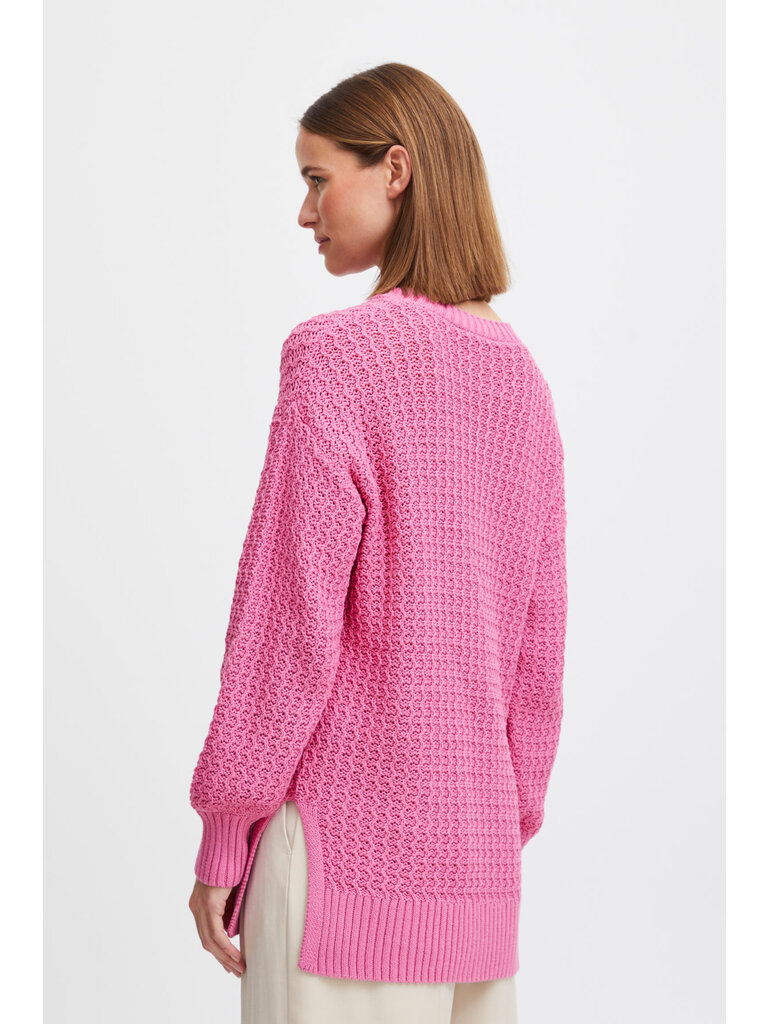ICHI Pink Knit Sweater