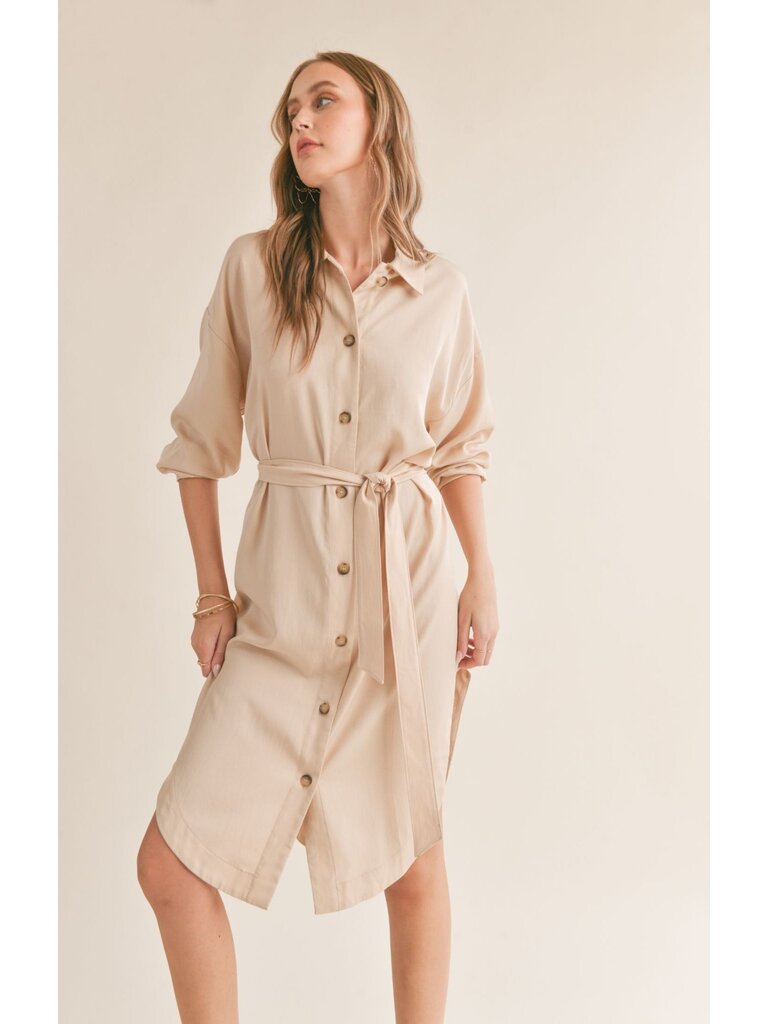 Sadie & Sage Belted Button Tunic