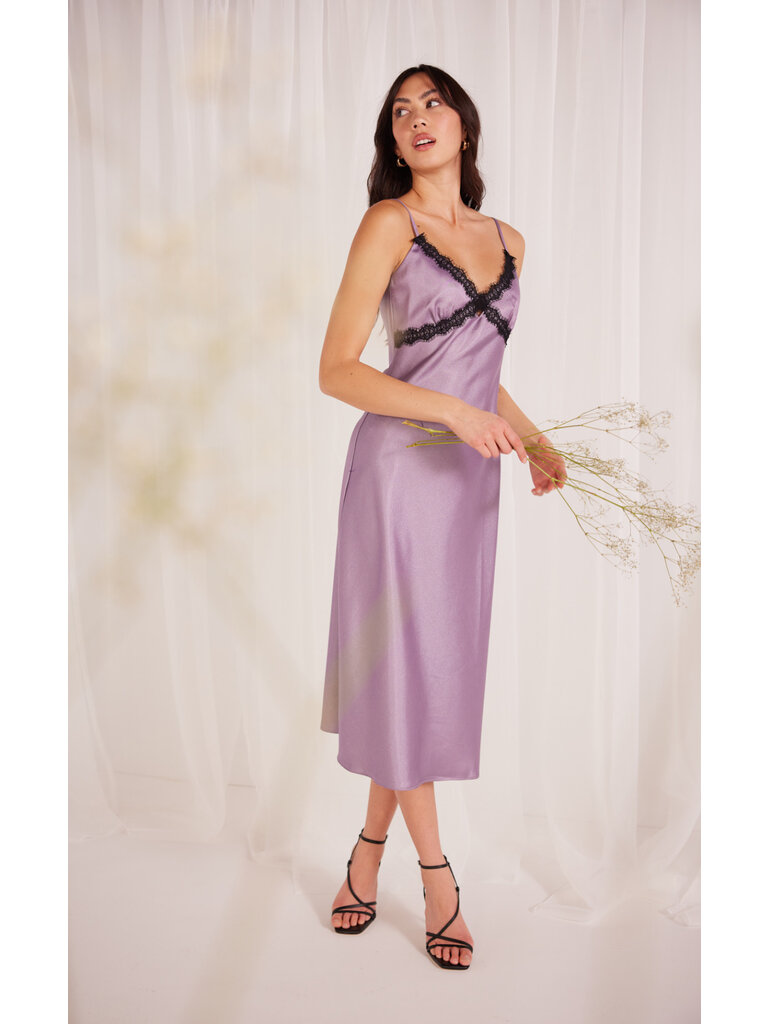 Mink Pink Purple Slip Dress