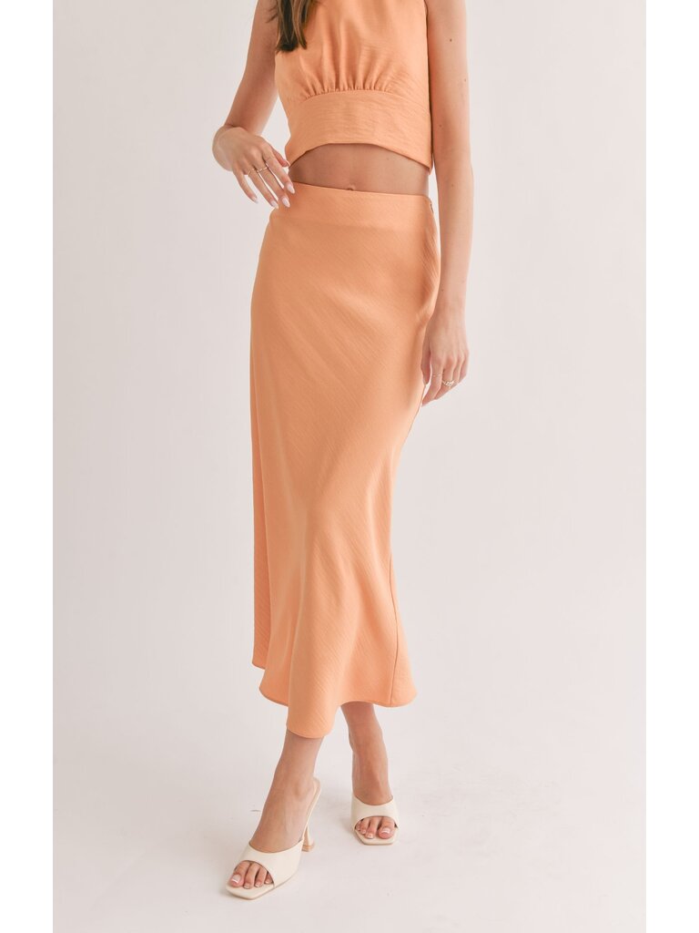 Sage The Label Apricot Midi Skirt