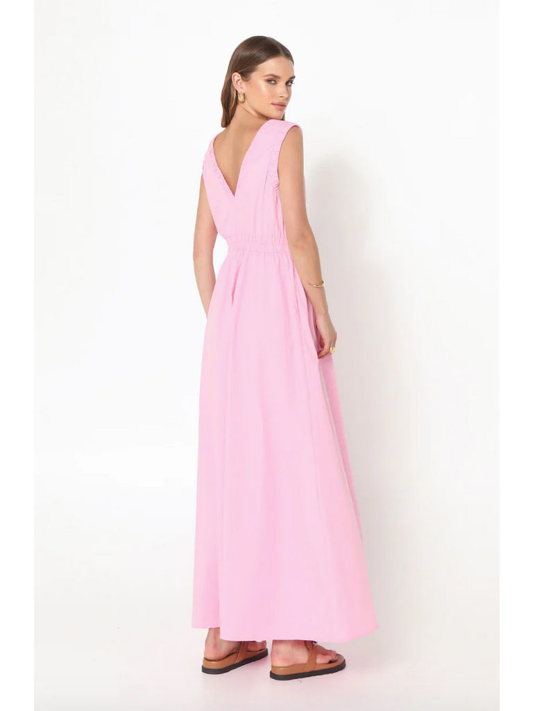 Madison The Label Pink Cut Out Midi