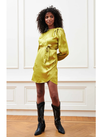 Lofty Manner Lime Green Dress