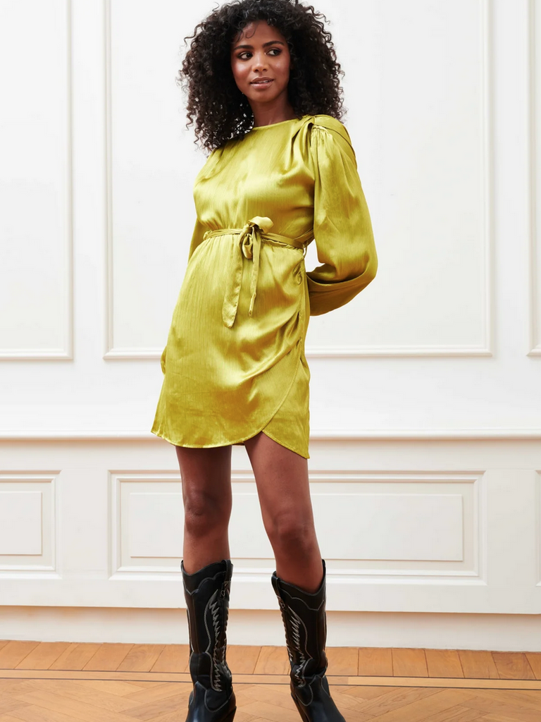 Lofty Manner Lime Green Dress