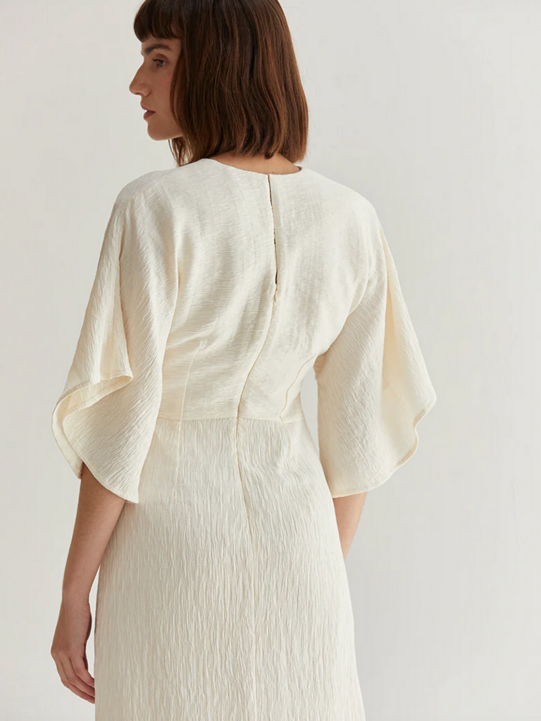 Crescent Cream Twist Midi