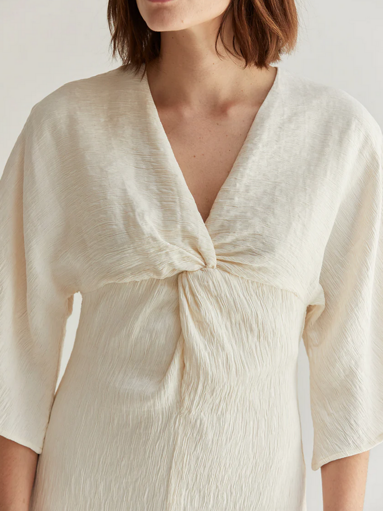 Crescent Cream Twist Midi