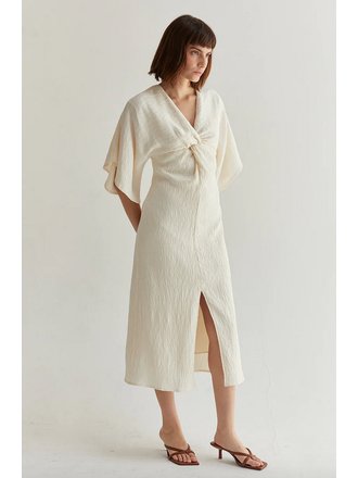 Crescent Cream Twist Midi