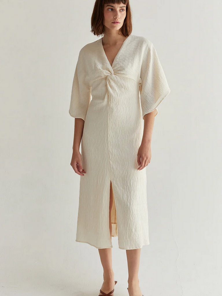 Crescent Cream Twist Midi