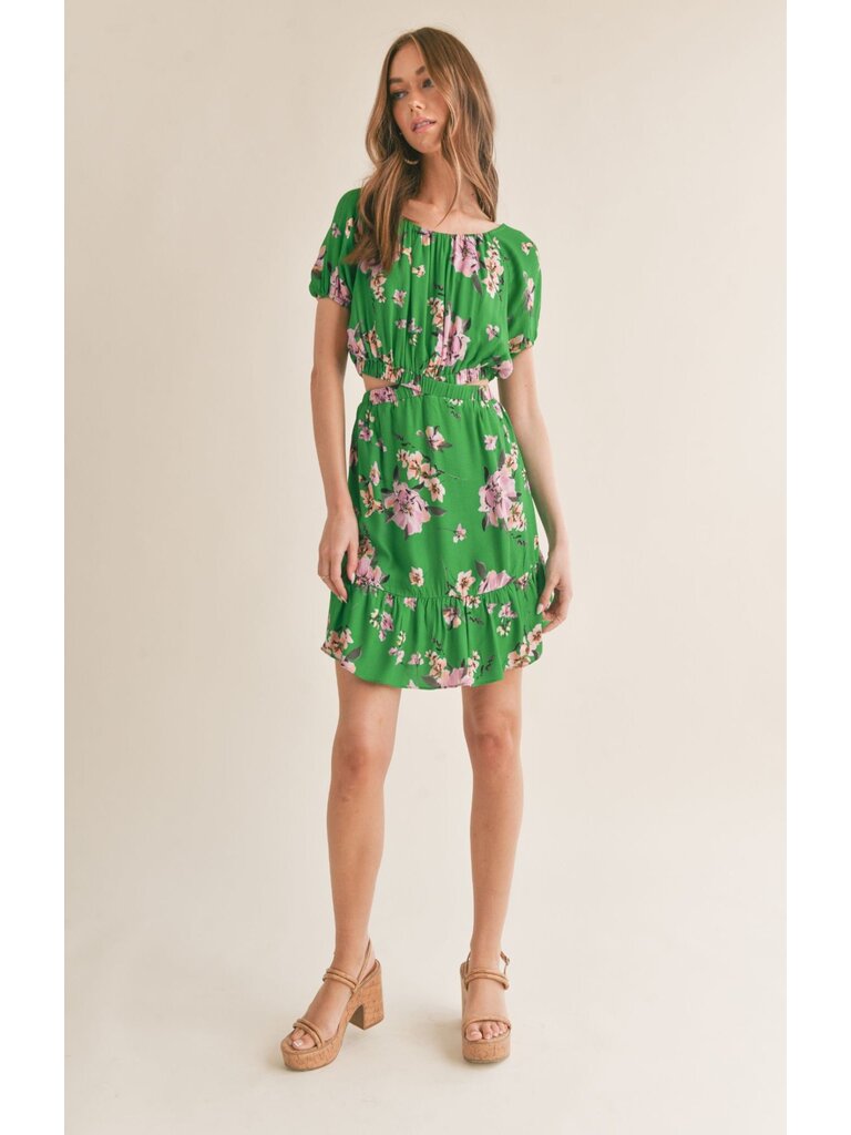 Sage The Label Green Cut Out Mini