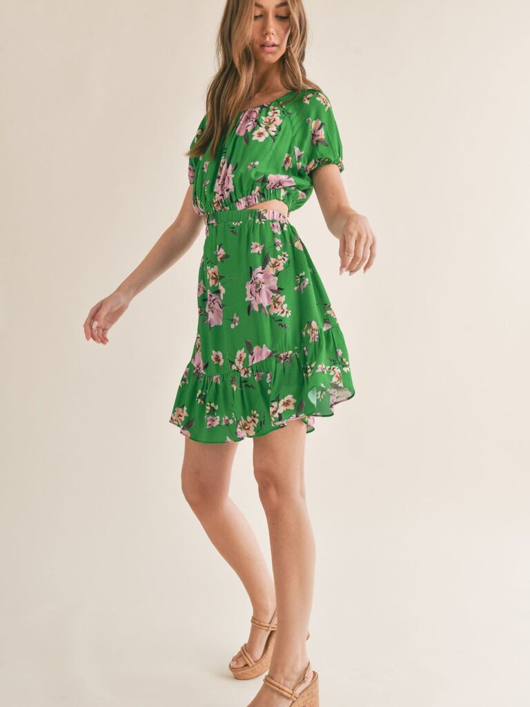 Sage The Label Green Cut Out Mini