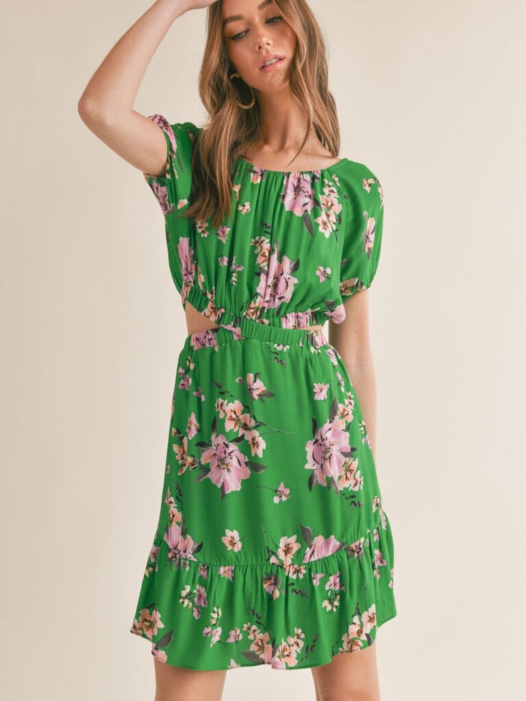 Sage The Label Green Cut Out Mini