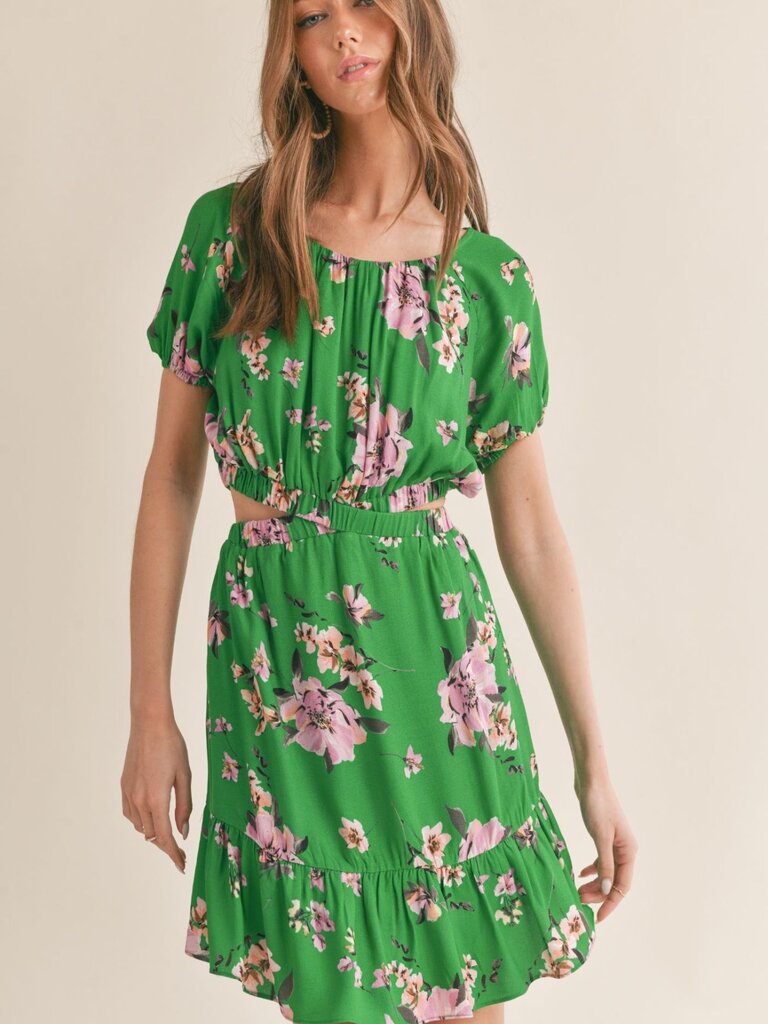 Sage The Label Green Cut Out Mini