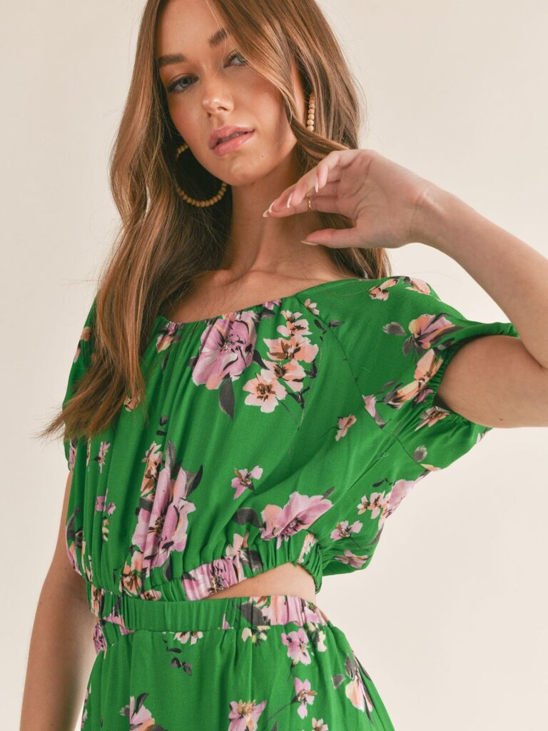 Sage The Label Green Cut Out Mini