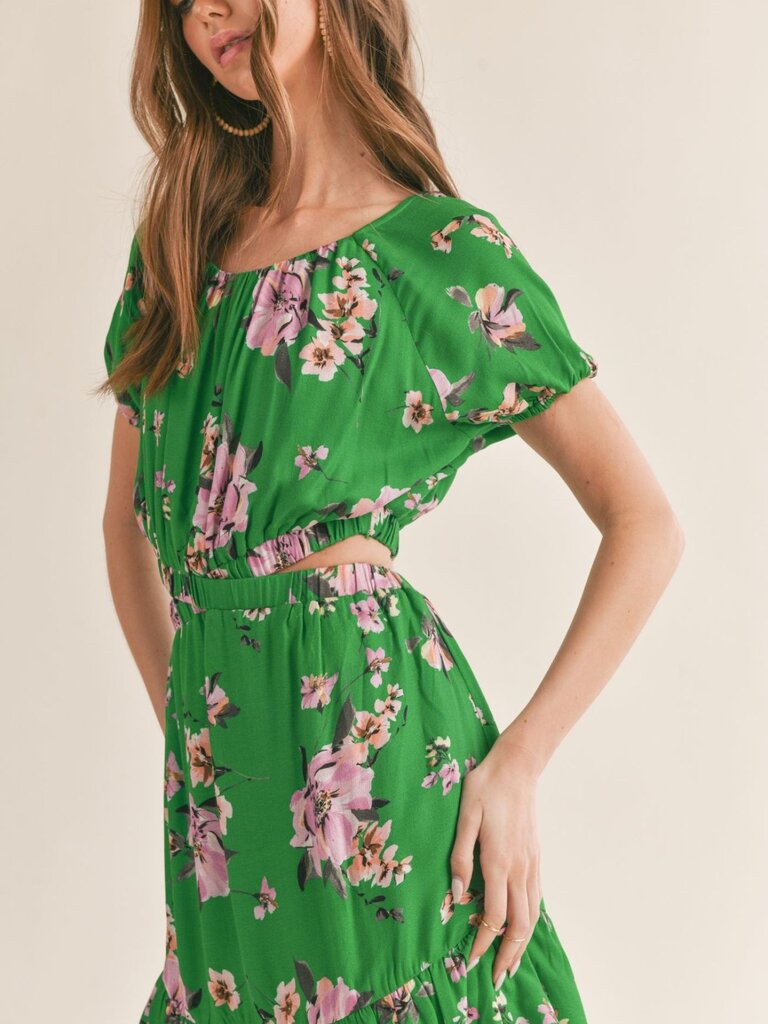 Sage The Label Green Cut Out Mini