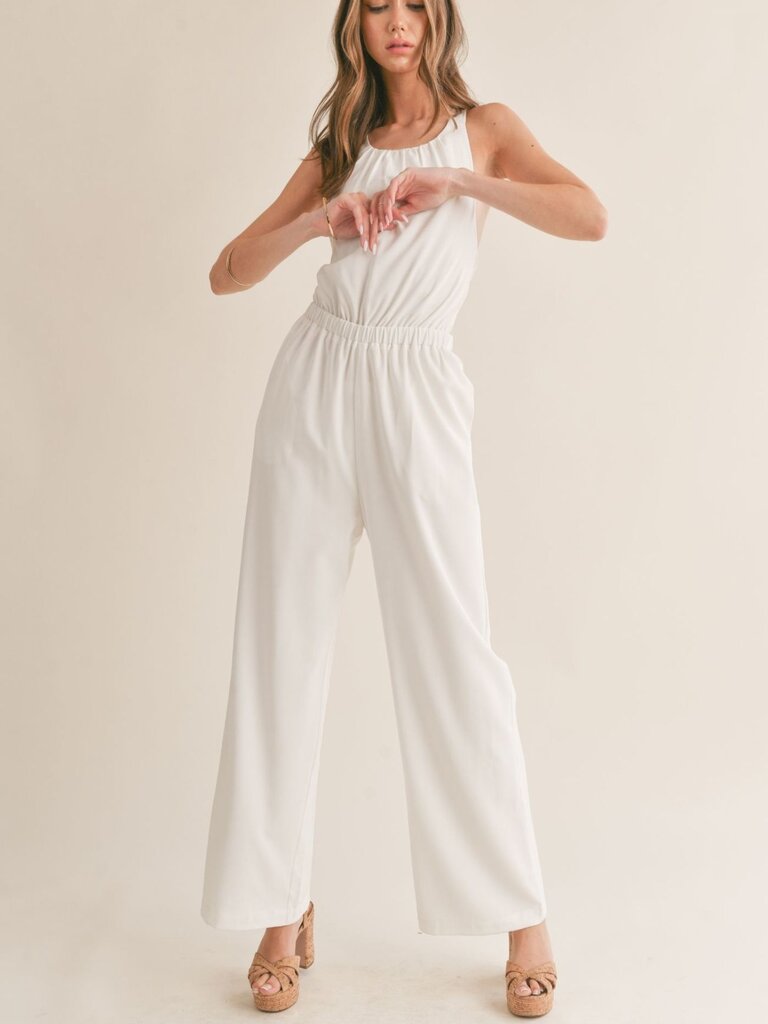 Sage The Label Cross Back Jumpsuit