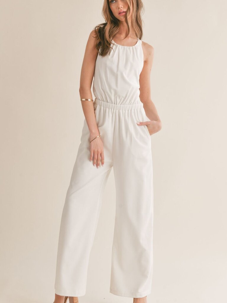 Sage The Label Cross Back Jumpsuit