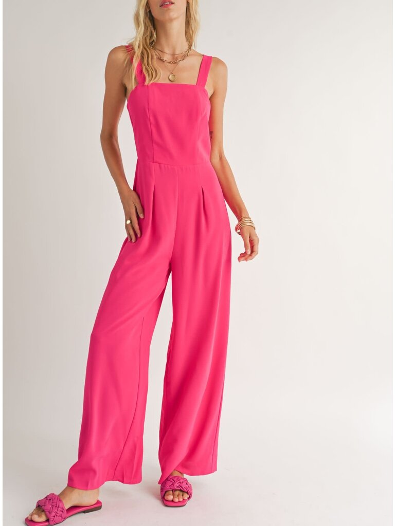 Sadie & Sage Fuchsia Jumpsuit