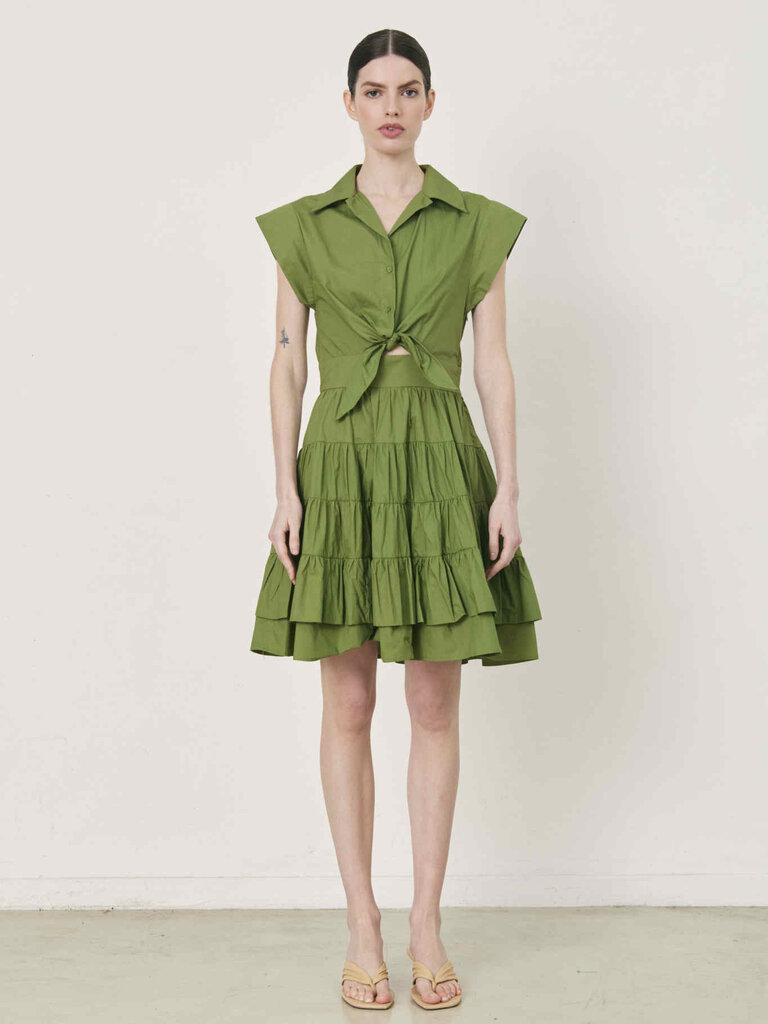 Deluc Olive Frilly Mini