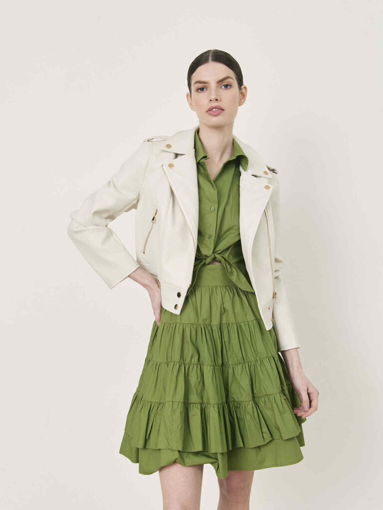 Deluc Olive Frilly Mini