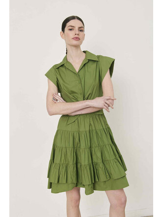 Deluc Olive Frilly Mini