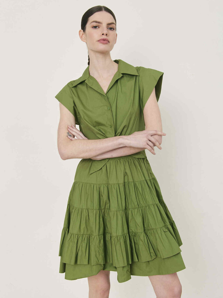 Deluc Olive Frilly Mini