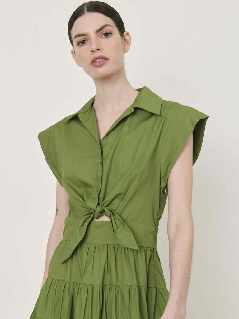 Deluc Olive Frilly Mini