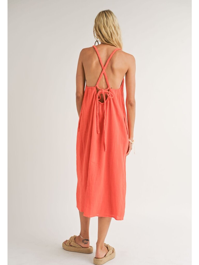 Sadie & Sage Braided Strap Midi