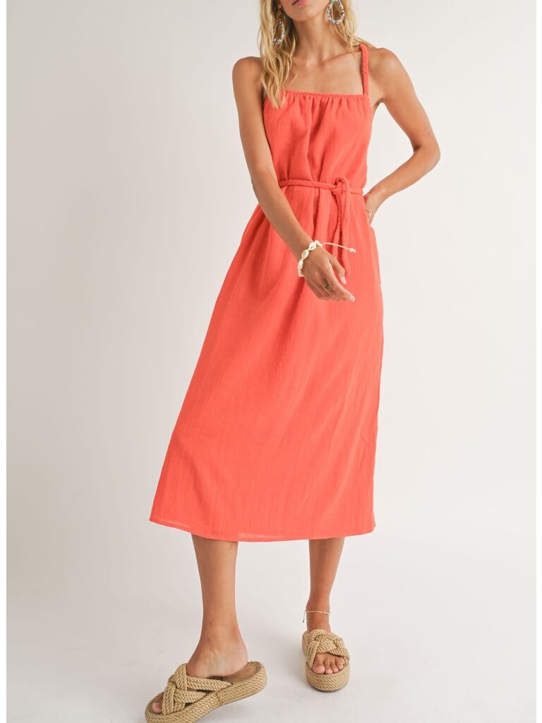 Sadie & Sage Braided Strap Midi