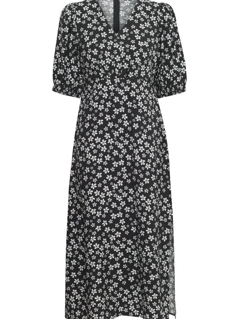 B. Young Black Floral Midi