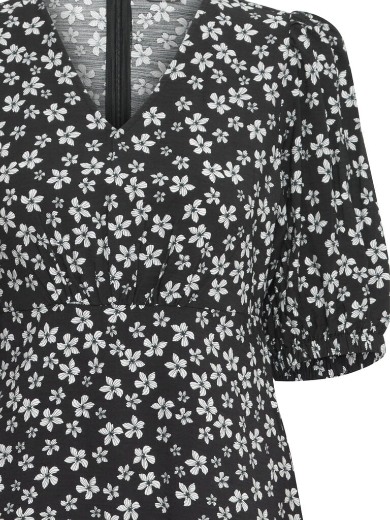 B. Young Black Floral Midi