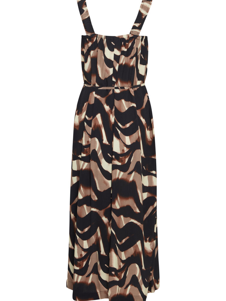 Fransa Navy Marble Midi