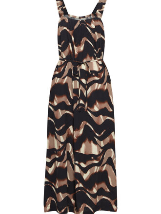 Fransa Navy Marble Midi