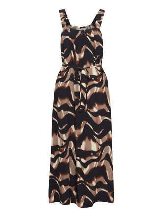 Fransa Navy Marble Midi