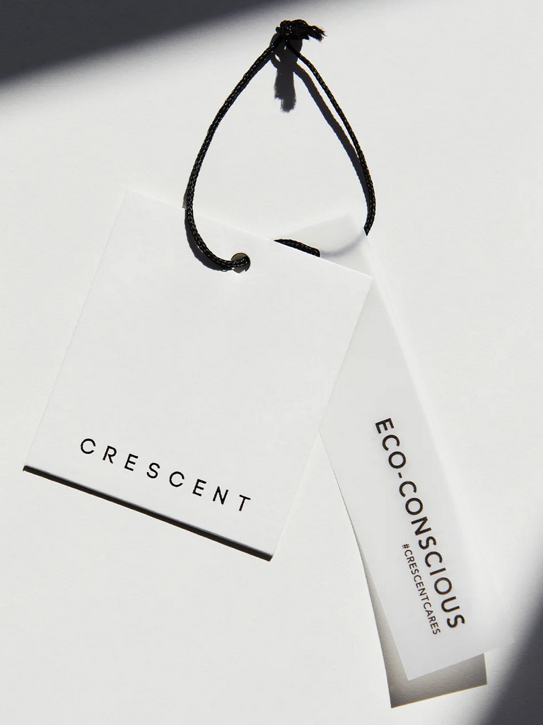 Crescent Exposed Stitch Skirt