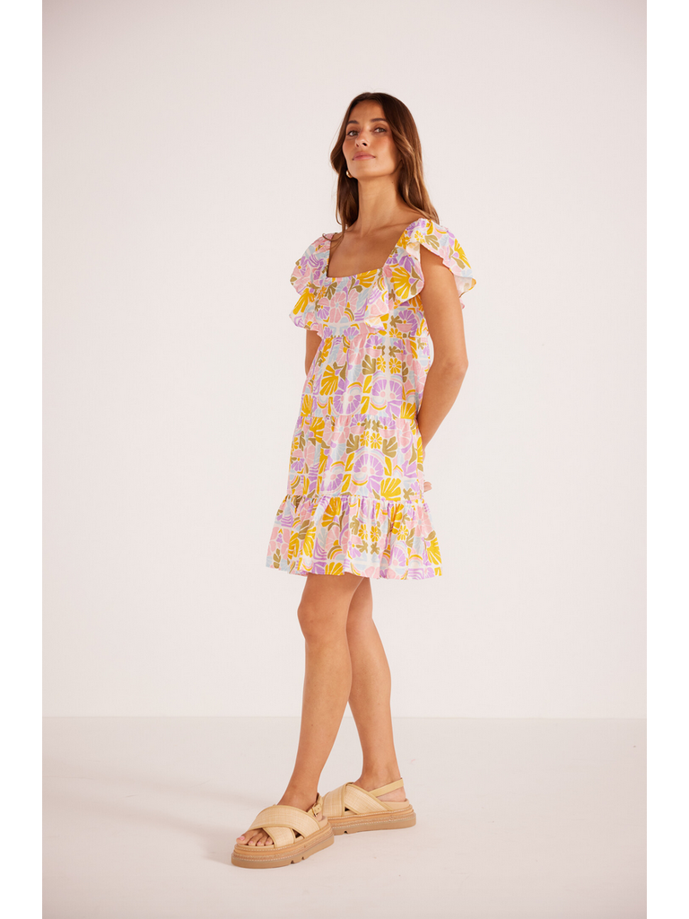 Mink Pink Groovy Floral Mini