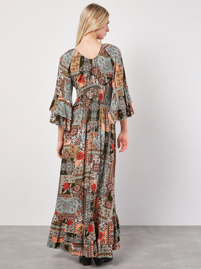 Apricot Boho Fields Maxi