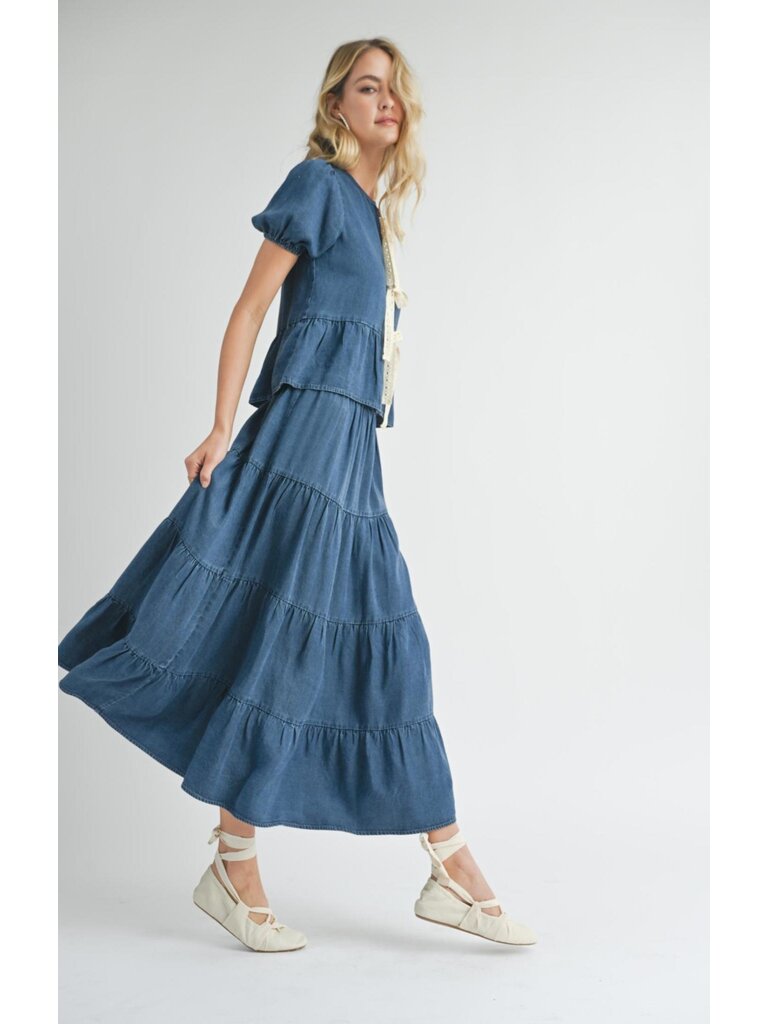 Sadie & Sage Denim Dreamer Skirt