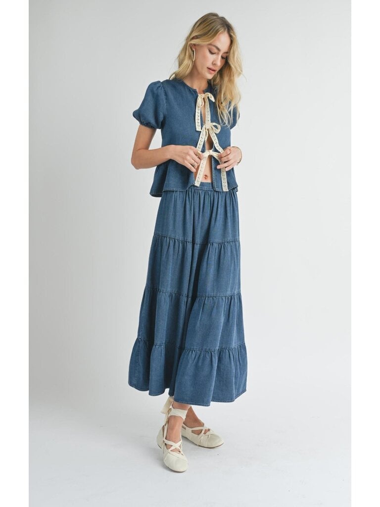 Sadie & Sage Denim Dreamer Skirt