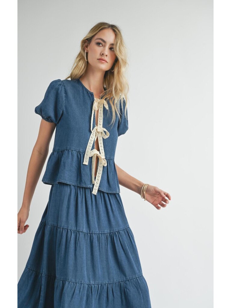 Sadie & Sage Denim Dreamer Skirt