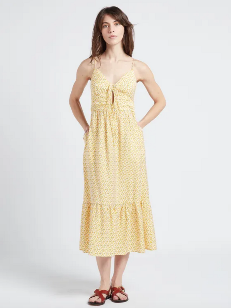Korner Yellow Blue Midi