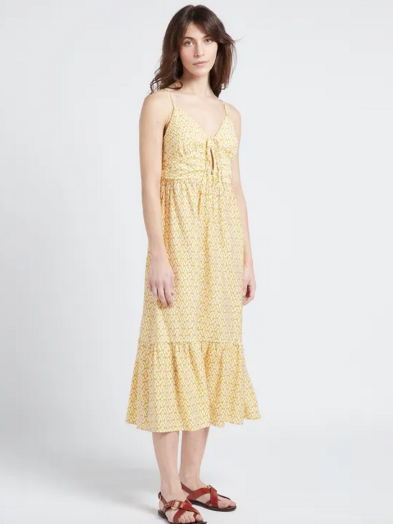 Korner Yellow Blue Midi