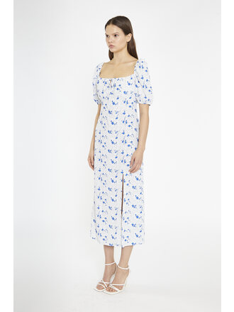 Glamorous Blue Dot Midi
