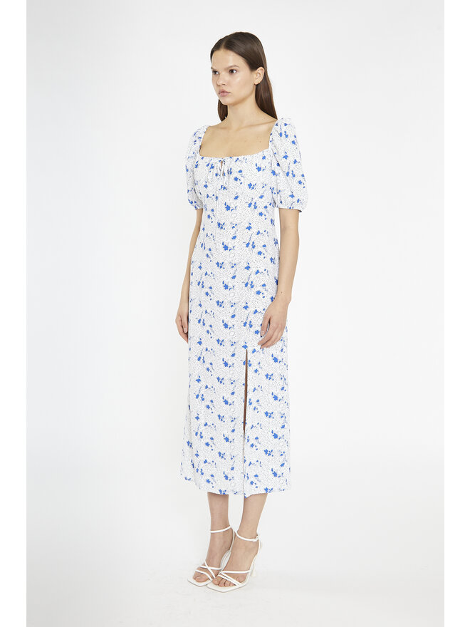 Glamorous polka dot midi dress sale