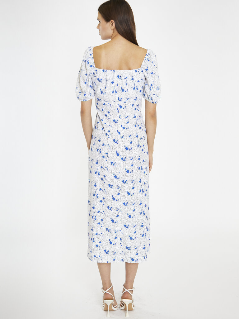 Glamorous Blue Dot Midi