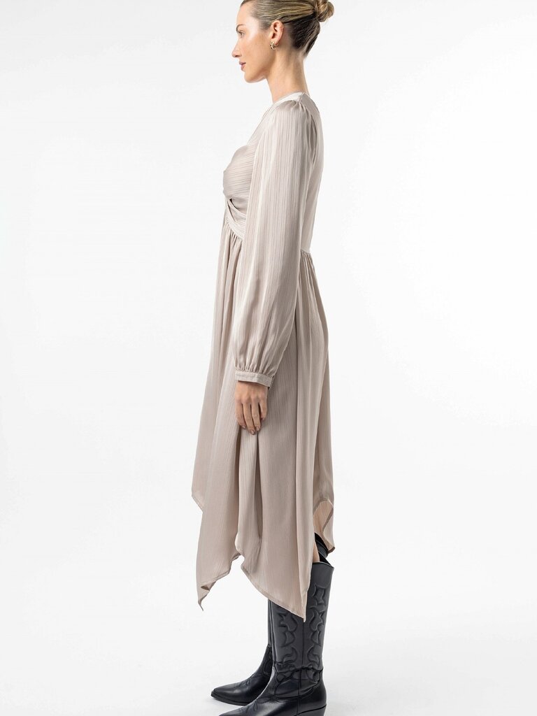 Angel Eyes Cream Long-sleeve Midi