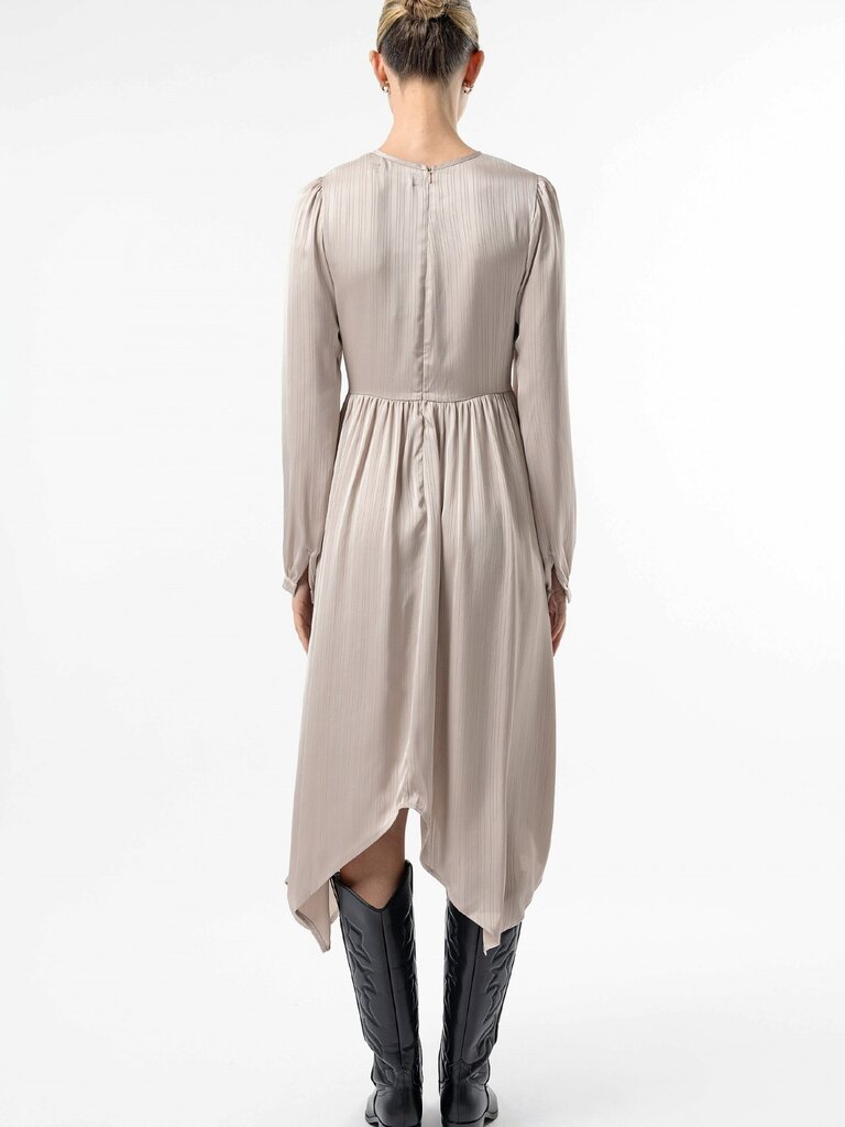 Angel Eyes Cream Long-sleeve Midi